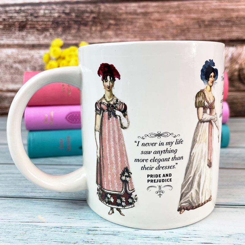 Jane Austen Regency Finery Heat Transforming Mug - Image 6
