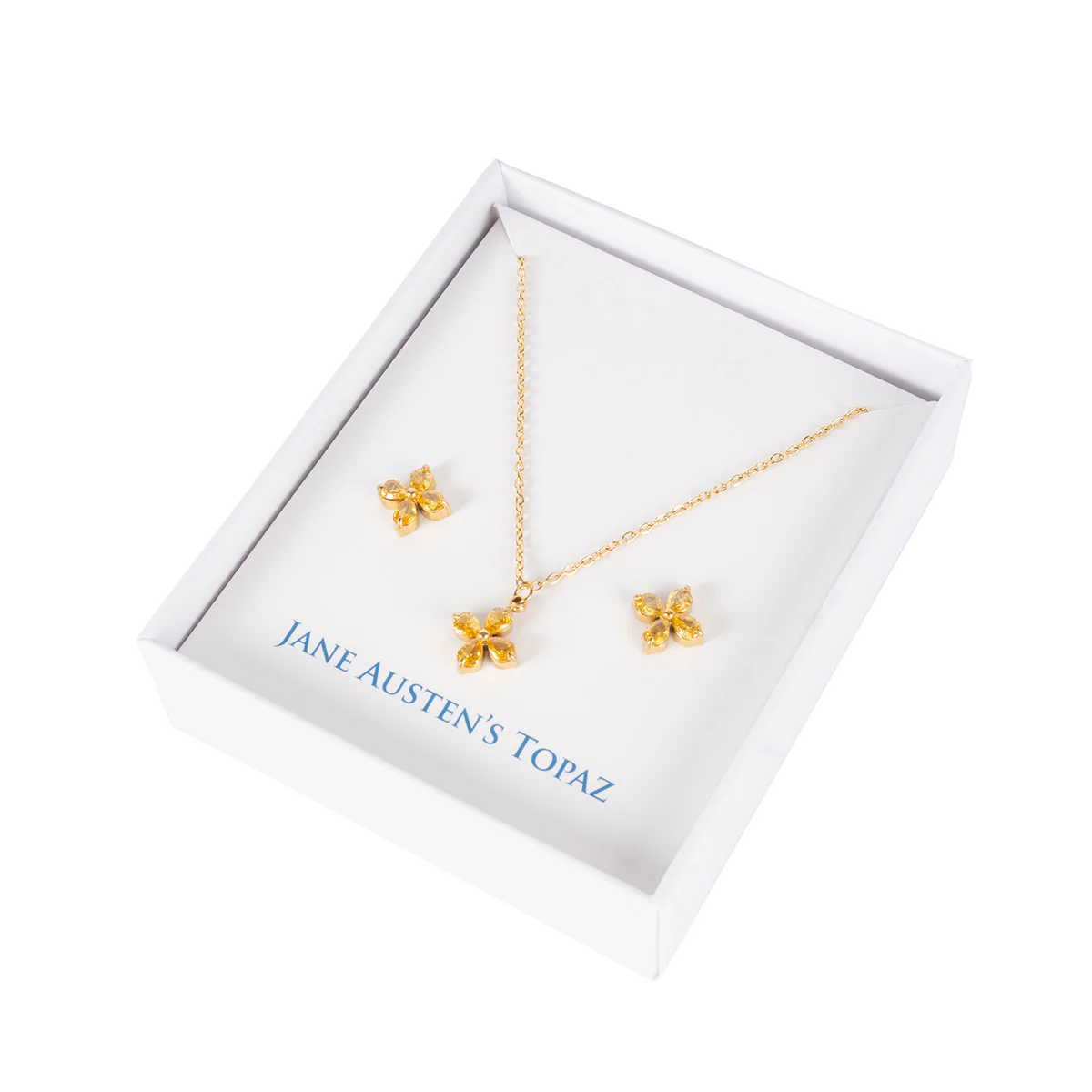 Jane Austen Necklace and Earring Set - Image 2