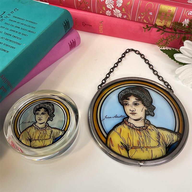 Jane Austen Ornament - 'Stained Glass' Window Decoration - Image 4