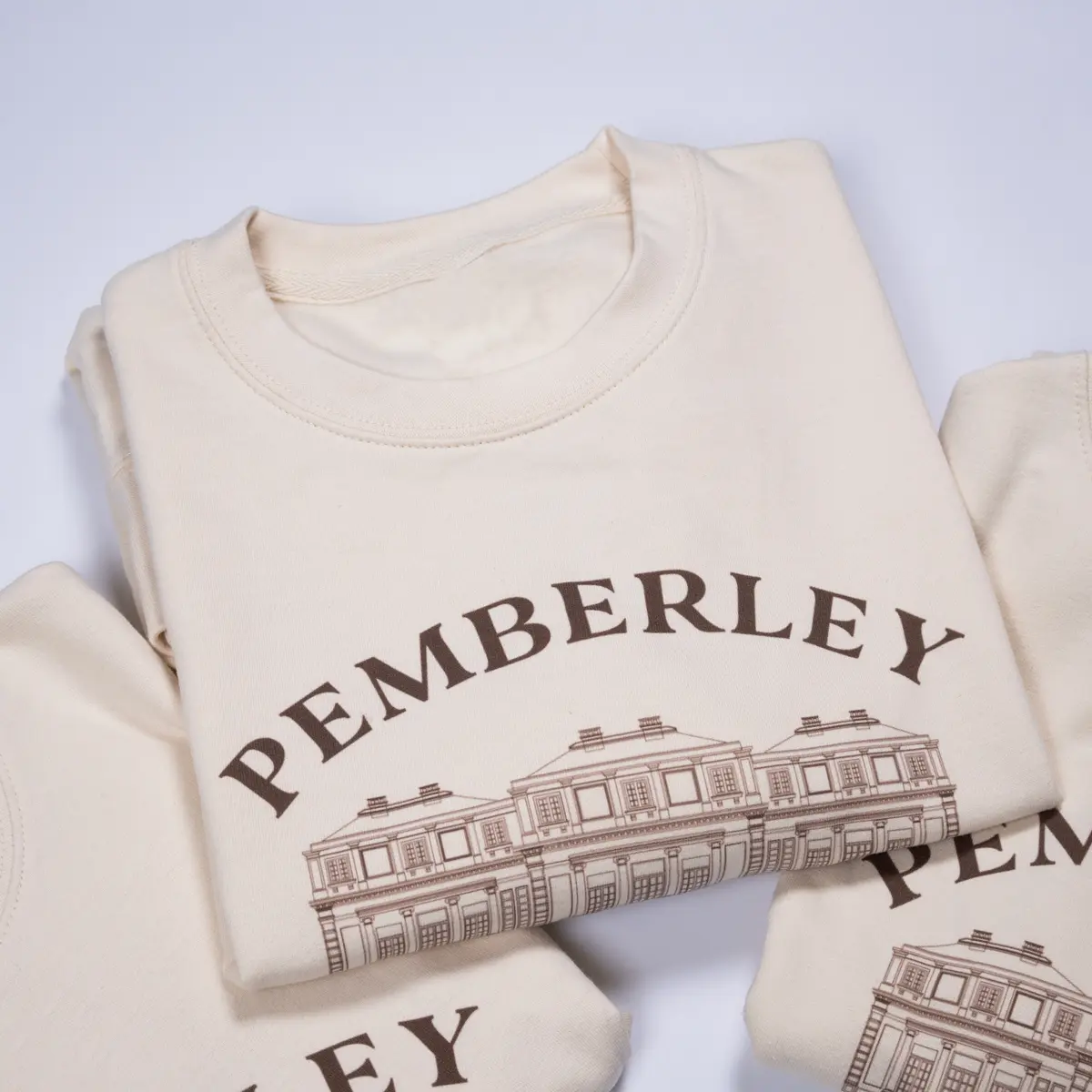 Jane Austen Pemberley Sweater in Beige - Image 5