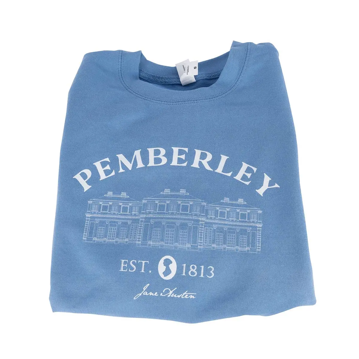 Jane Austen Pemberley Sweater in Blue - Image 4