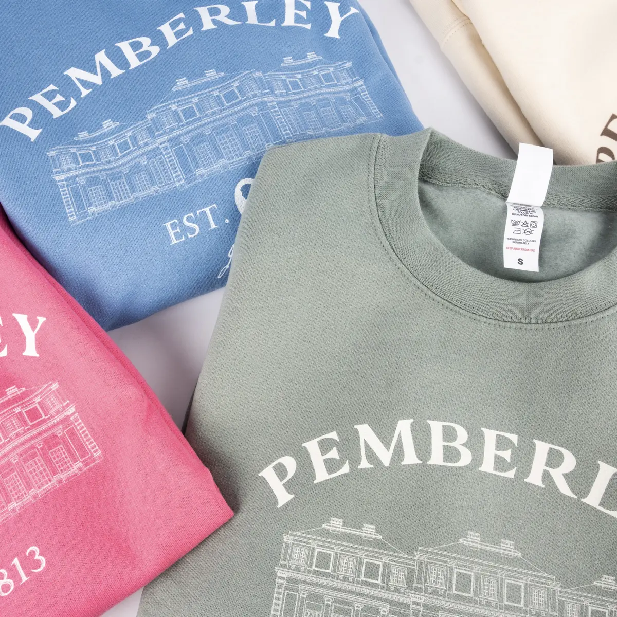 Jane Austen Pemberley Sweater in Green - Image 4