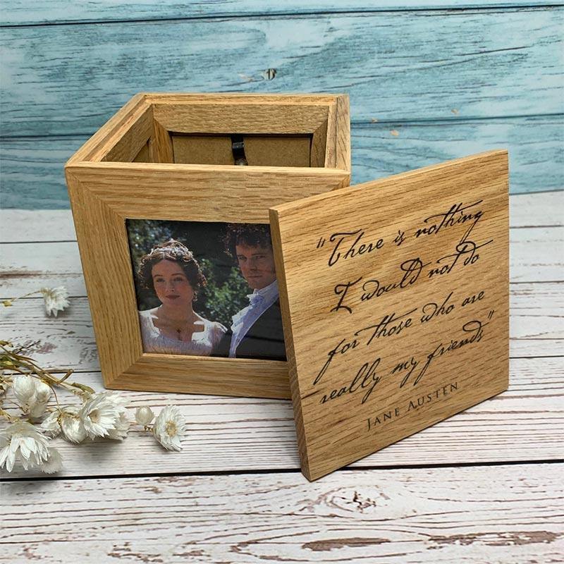 Jane Austen Photo Cube - Friendship Quote Design
