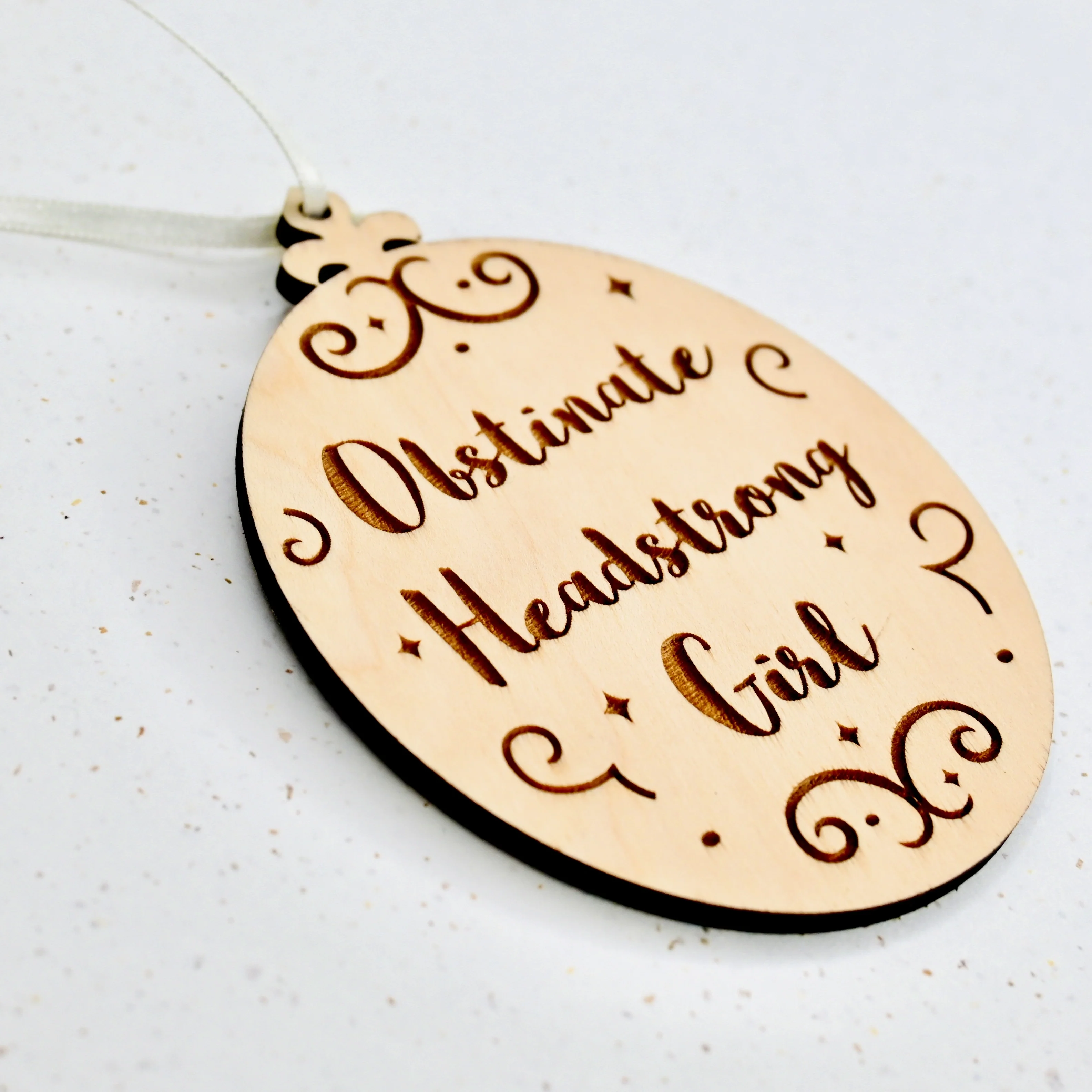 Pride and Prejudice 'Obstinate Headstrong Girl' Quote Decoration - Image 2