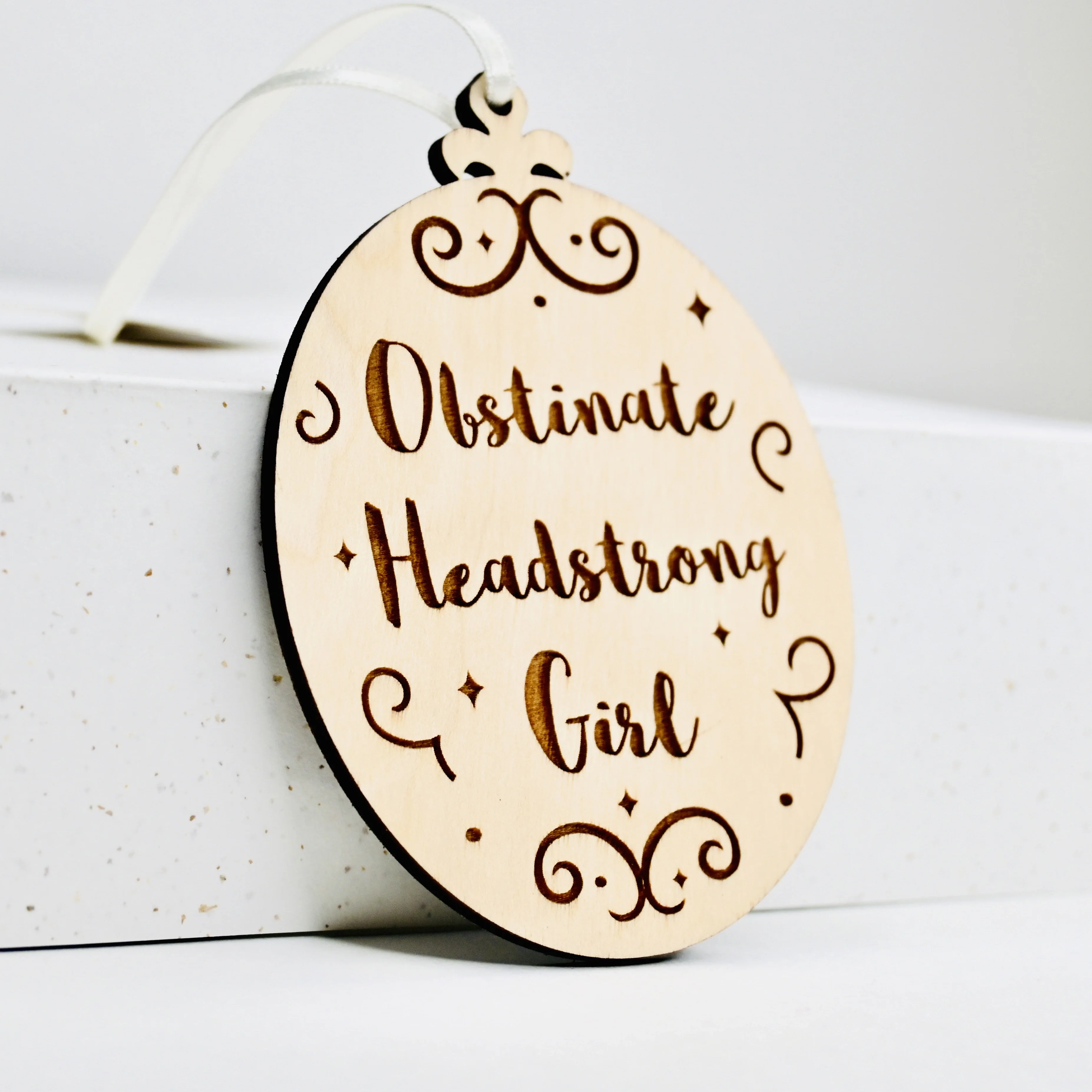 Pride and Prejudice 'Obstinate Headstrong Girl' Quote Decoration - Image 3
