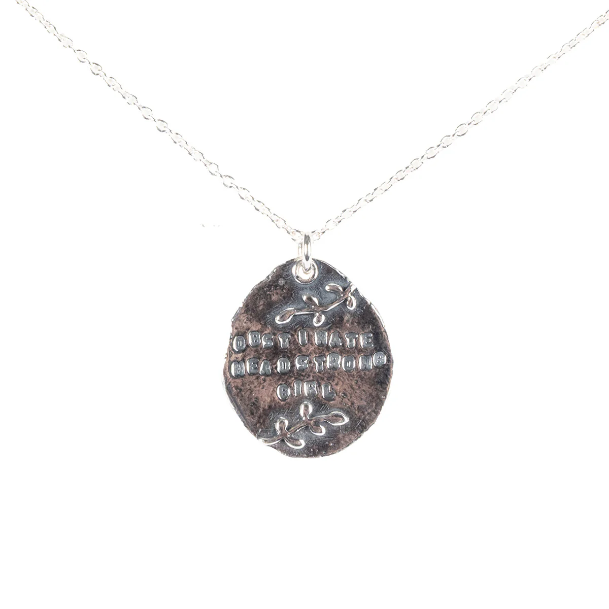 Jane Austen Quote Necklace - Image 3
