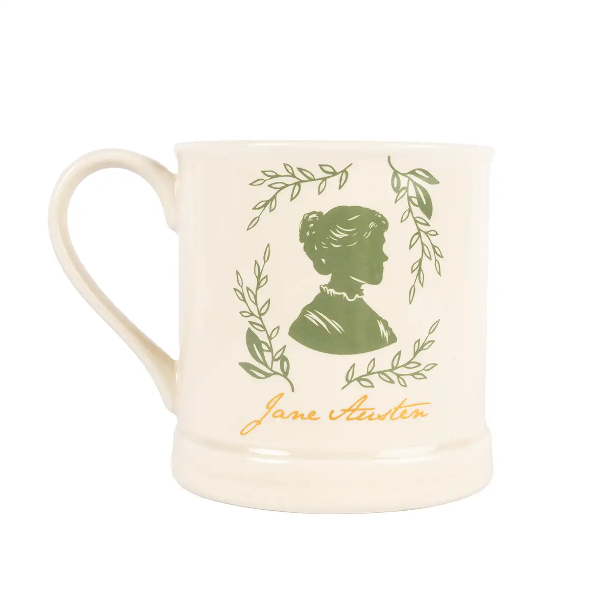 Jane Austen Silhouette Vintage Mug - Image 3