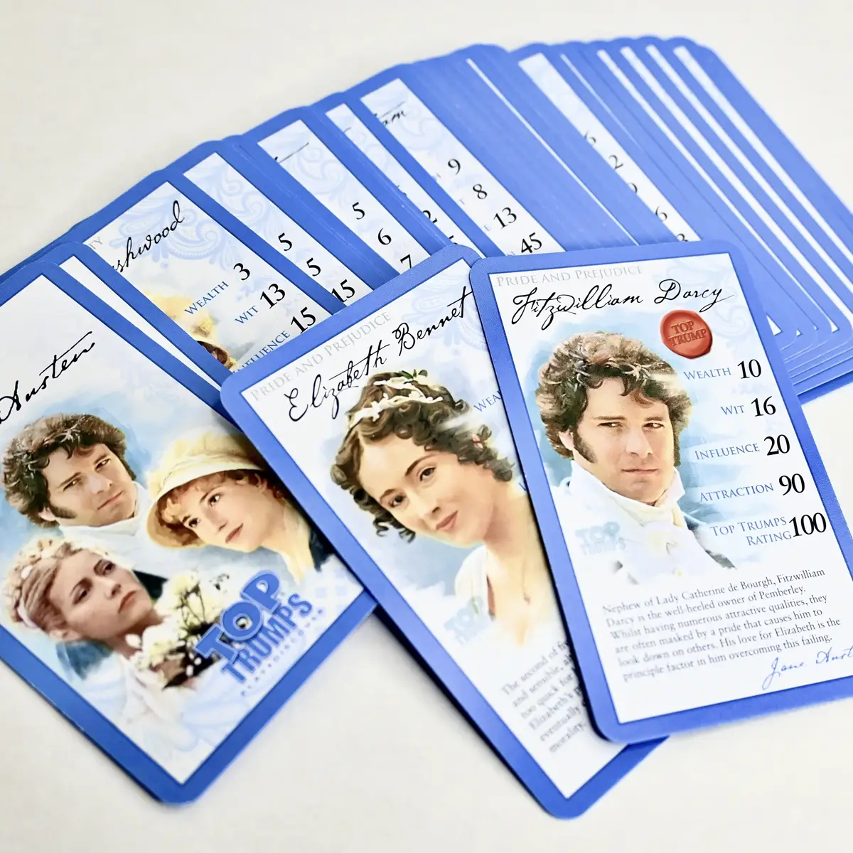 Jane Austen Official 'Top Trumps' - Image 3