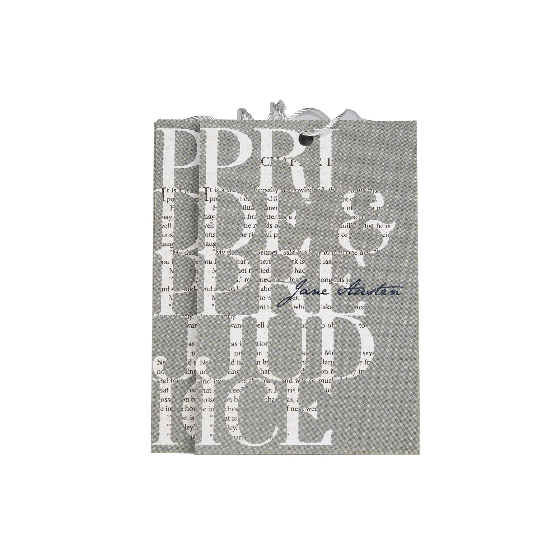 Jane Austen Typography Wrapping Paper - Pack of 6 sheets - Image 3