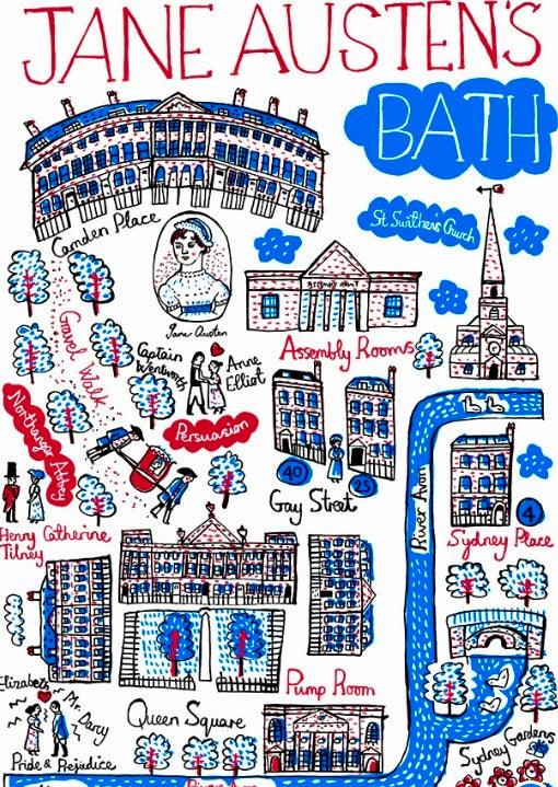 Jane Austen's Bath Cityscape Magnet - Image 2