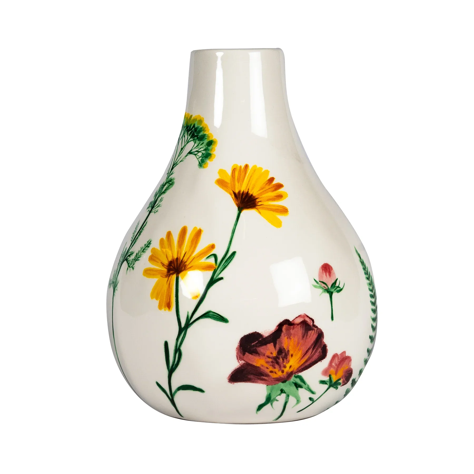 Jane Austen's Floral Garden Pear Shaped Vase - Image 2