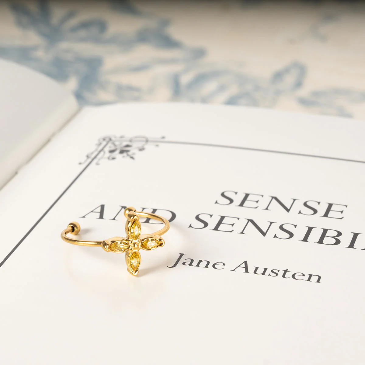 Jane Austen Topaz Ring - Image 3