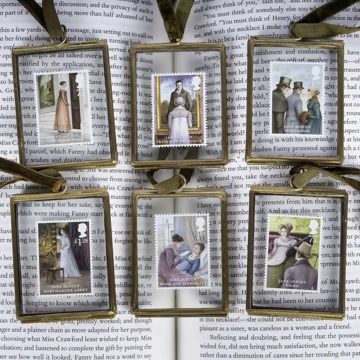 Limited Edition Jane Austen Commemorative Stamps - Set of Six