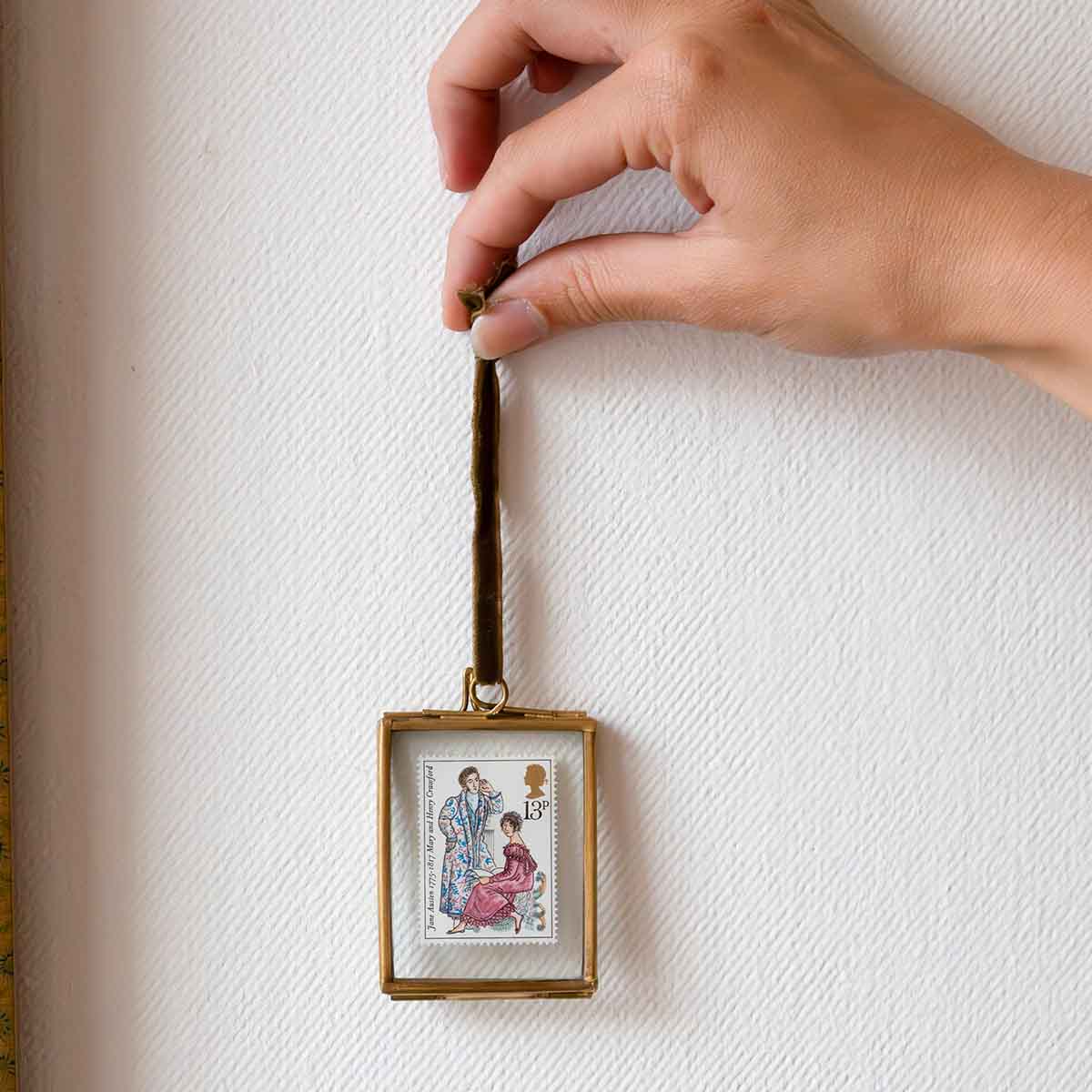 Limited Edition Jane Austen Stamp in Hanging Frame - Mary and Henry Crawford - Image 4