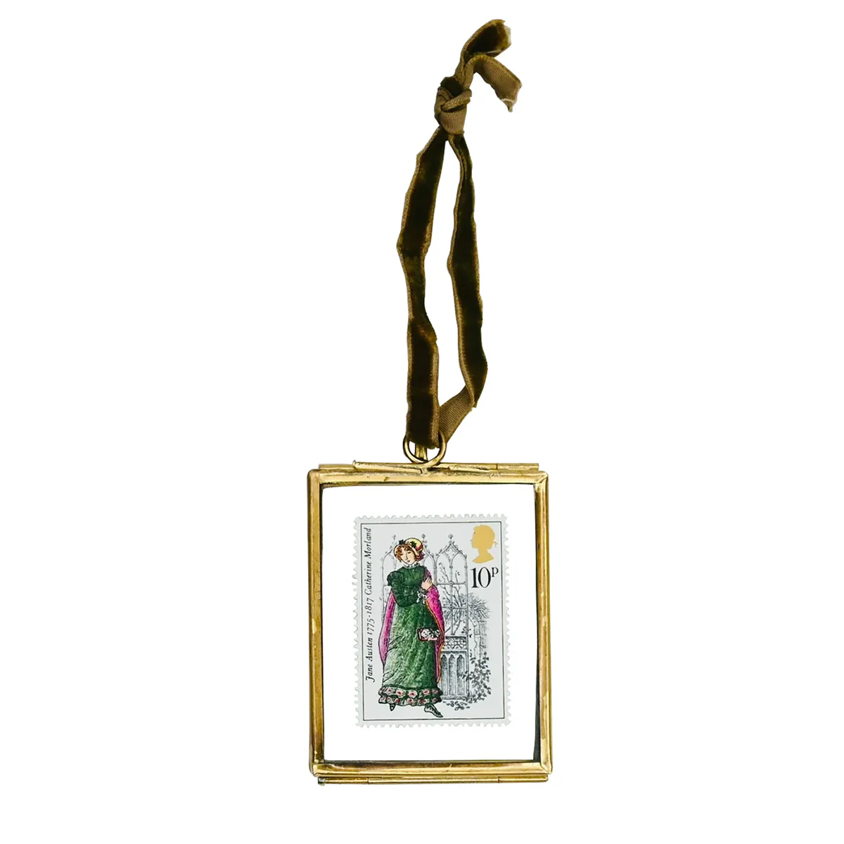 Limited Edition Jane Austen Stamp in Hanging Frame - Catherine Morland - Image 2