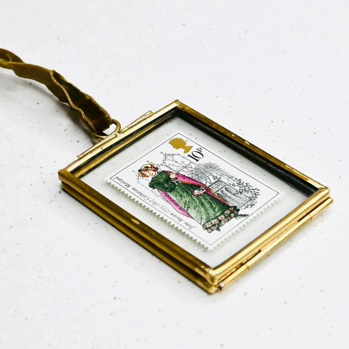 Limited Edition Jane Austen Stamp in Hanging Frame - Catherine Morland - Image 3