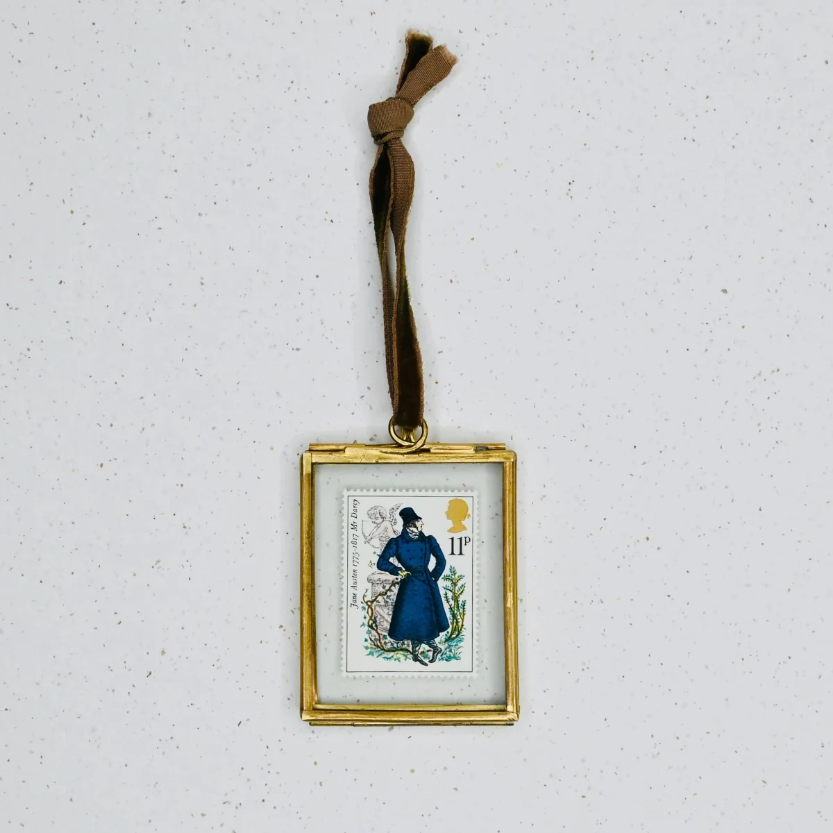 Limited Edition Jane Austen Stamp in Hanging Frame - Mr Darcy - Image 3
