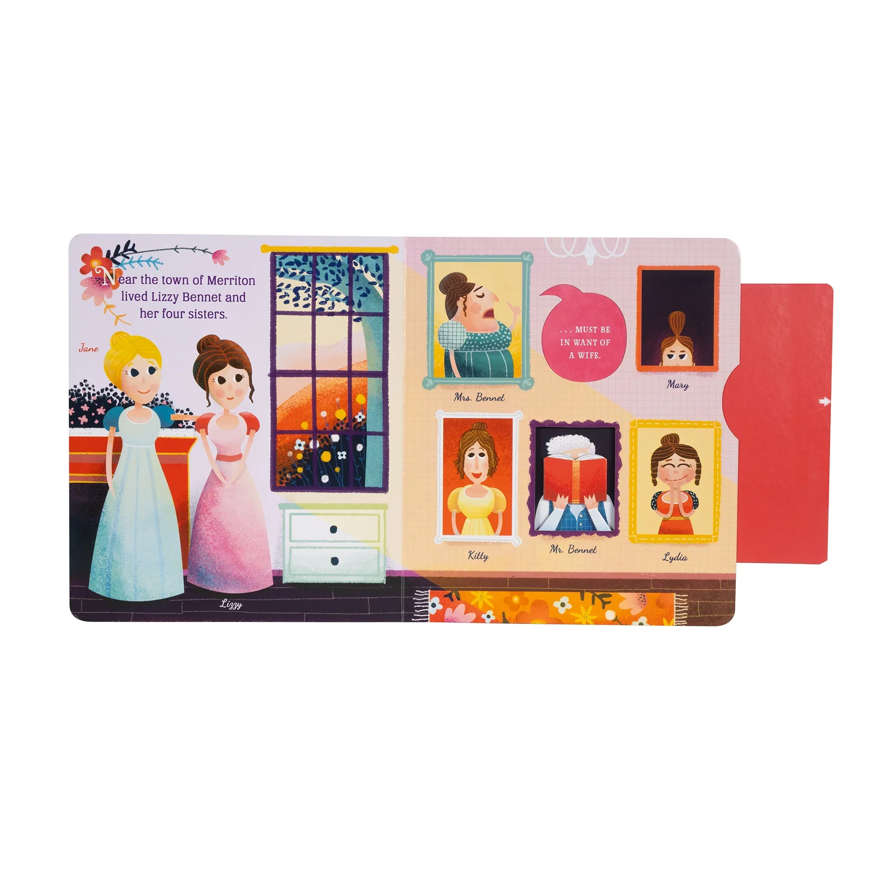 Lit for Little Hands Board Book - Pride and Prejudice - Image 3