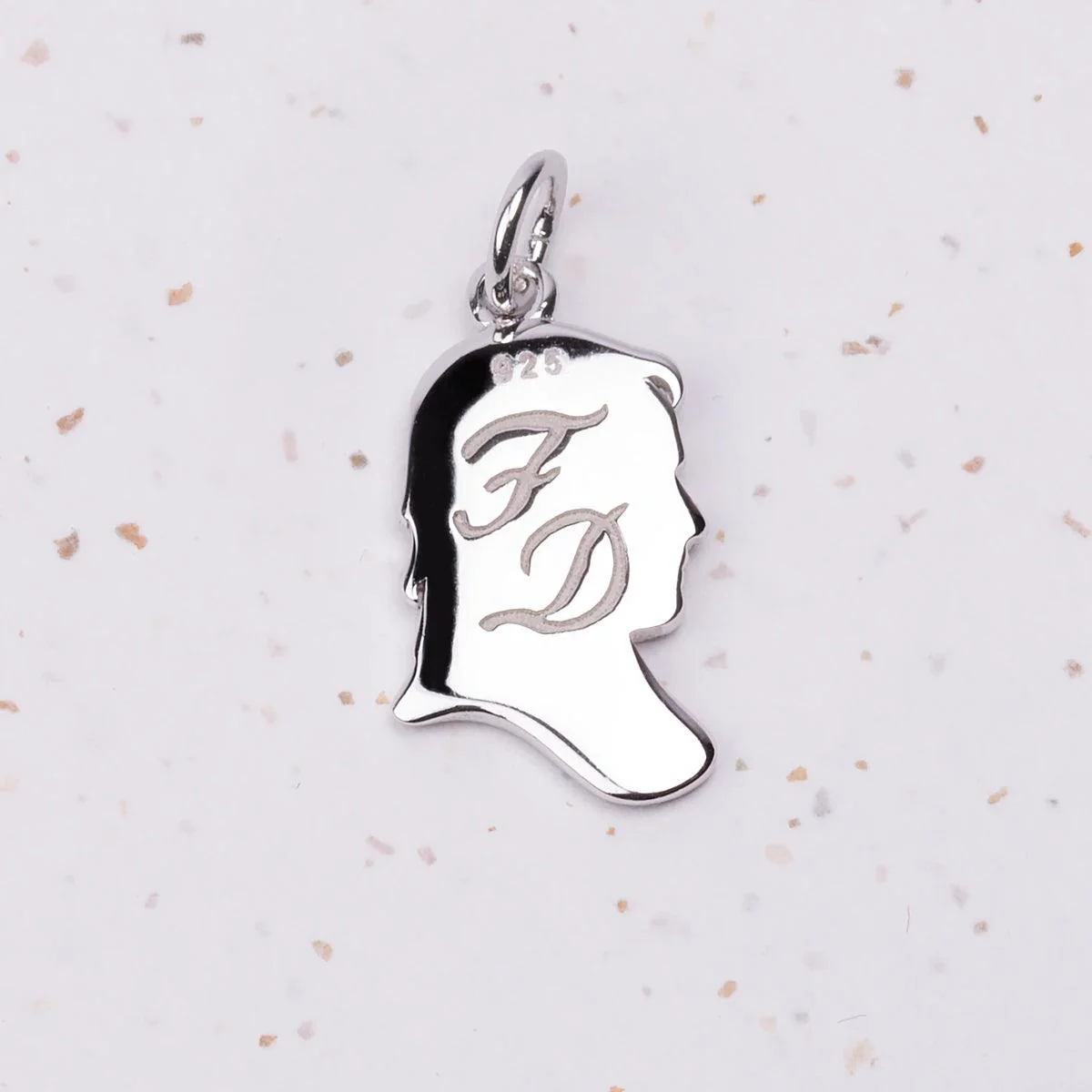Mr. Darcy Inscribed Silhouette Charm - Image 2