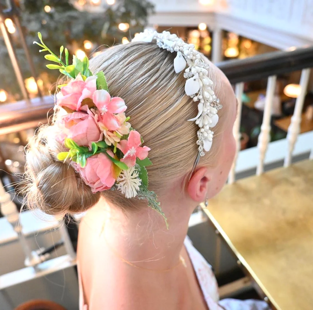 Netherfield Ball Luxe Pearl Encrusted Headpiece - Image 2