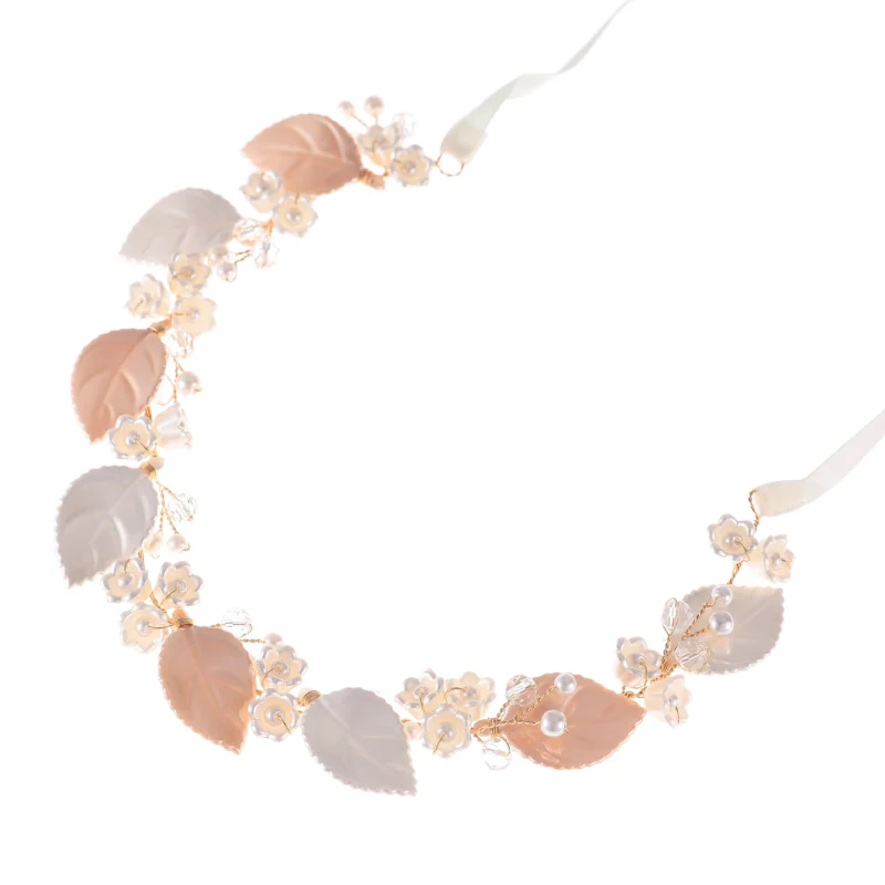 Netherfield Ball Regency Leaf and Flower Hair Accessory - Image 2