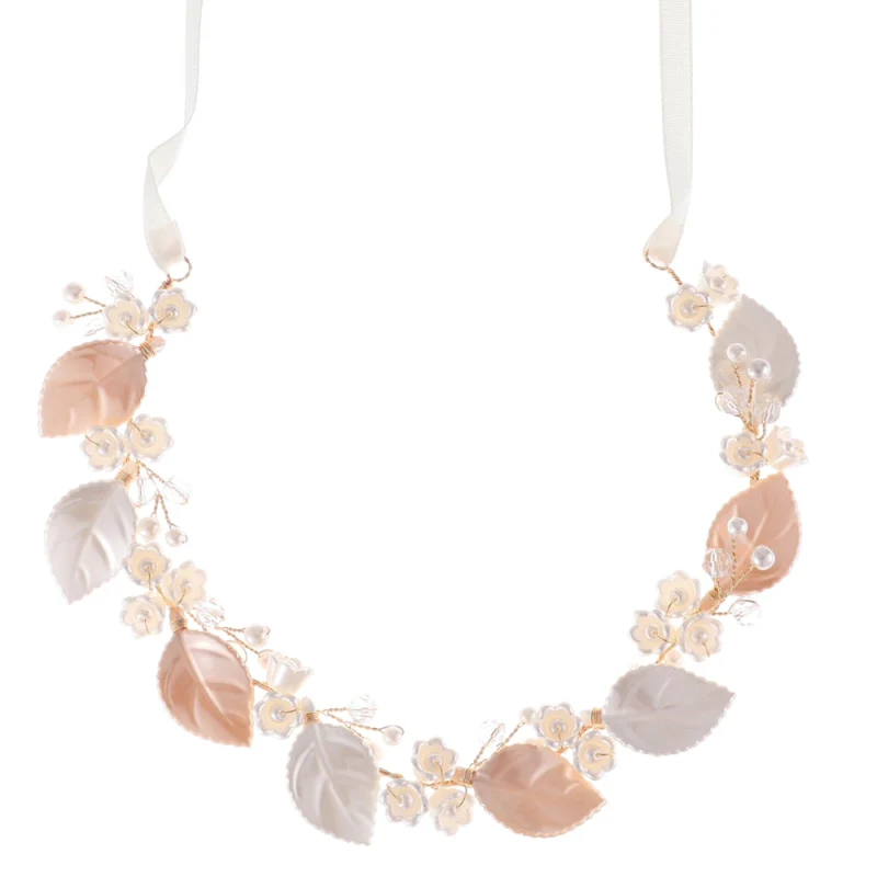 Netherfield Ball Regency Leaf and Flower Hair Accessory - Image 3