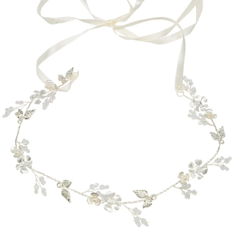 Netherfield Ball Regency Dainty Flower Hair Accessory - Image 2