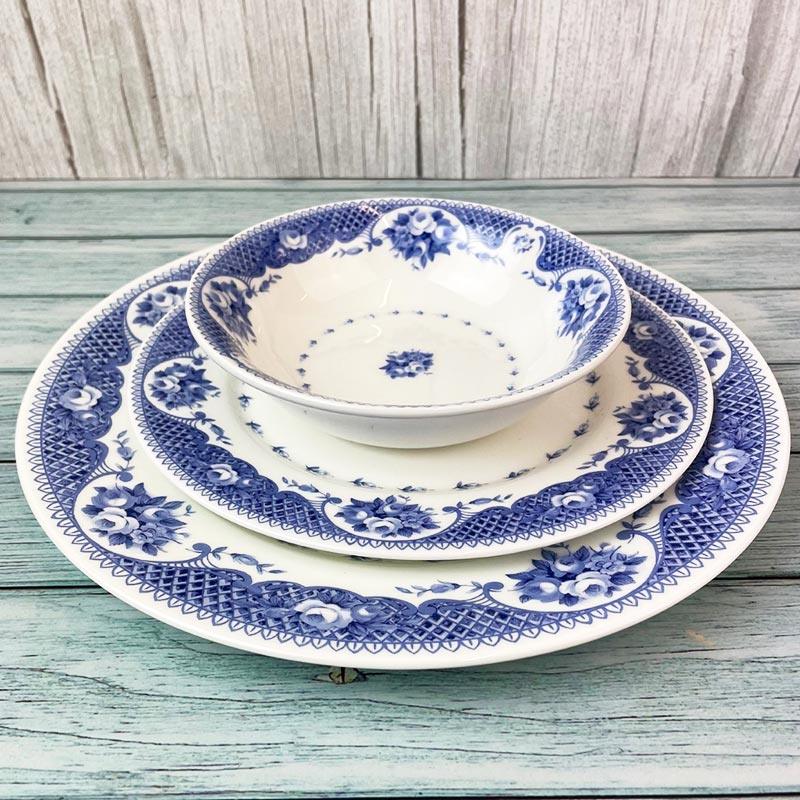 Netherfield Bone China - Set of Four Dinner Plates - Image 7