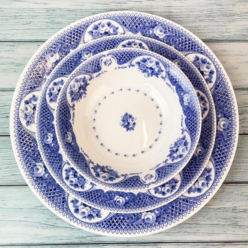 Netherfield Bone China - Set of Four Dinner Plates - Image 5