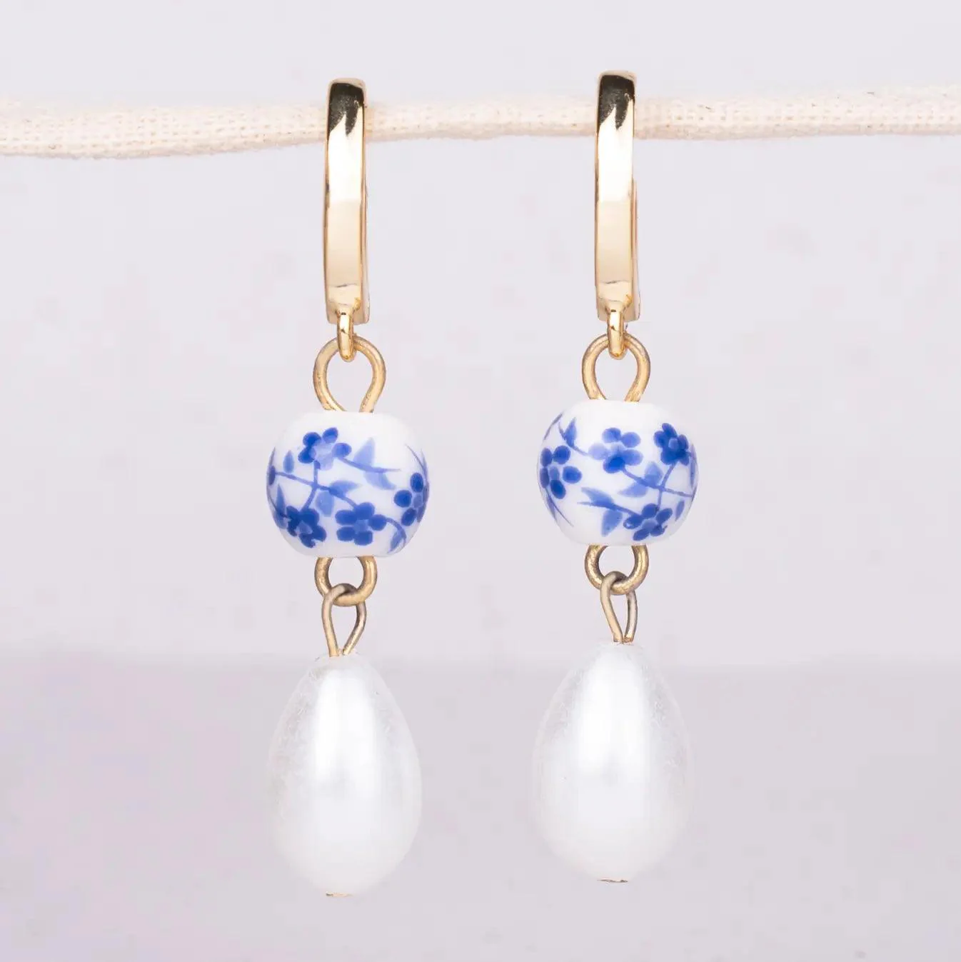 Netherfield Pearl Drop Earrings