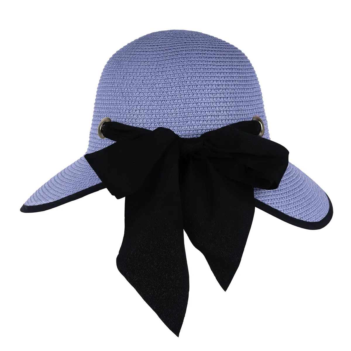 Open Back Regency Bonnet in Blue - Image 3