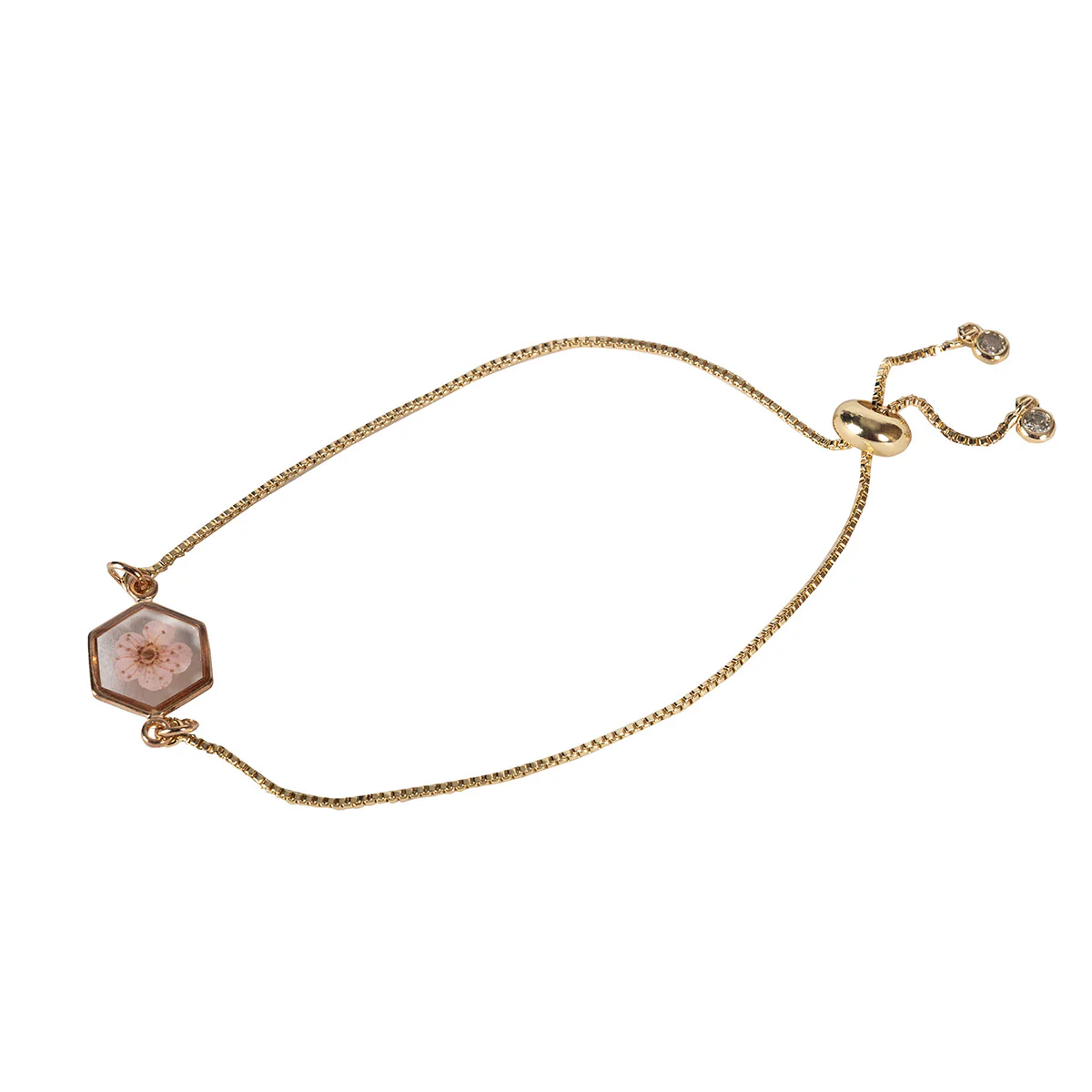 Pastel Pink Flower Bracelet - Image 2