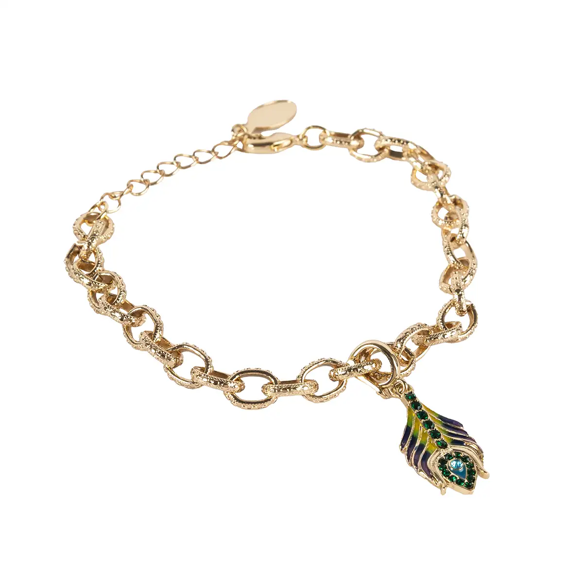Peacock Feather Charm - Image 2