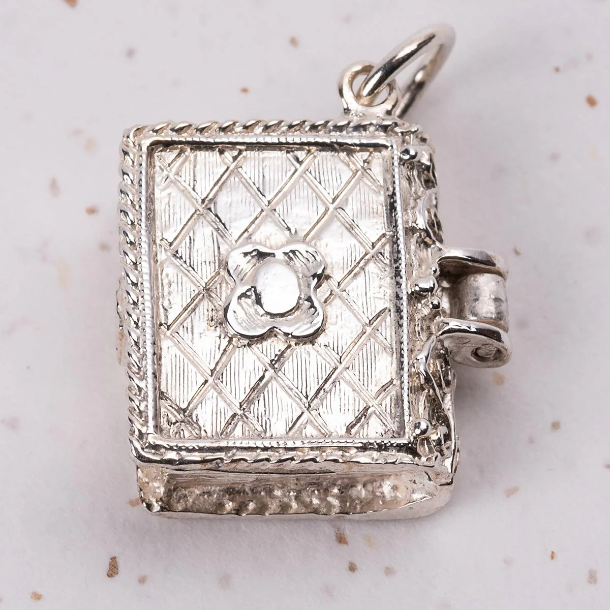 Persuasion Silver Book Charm Pendant - Image 3