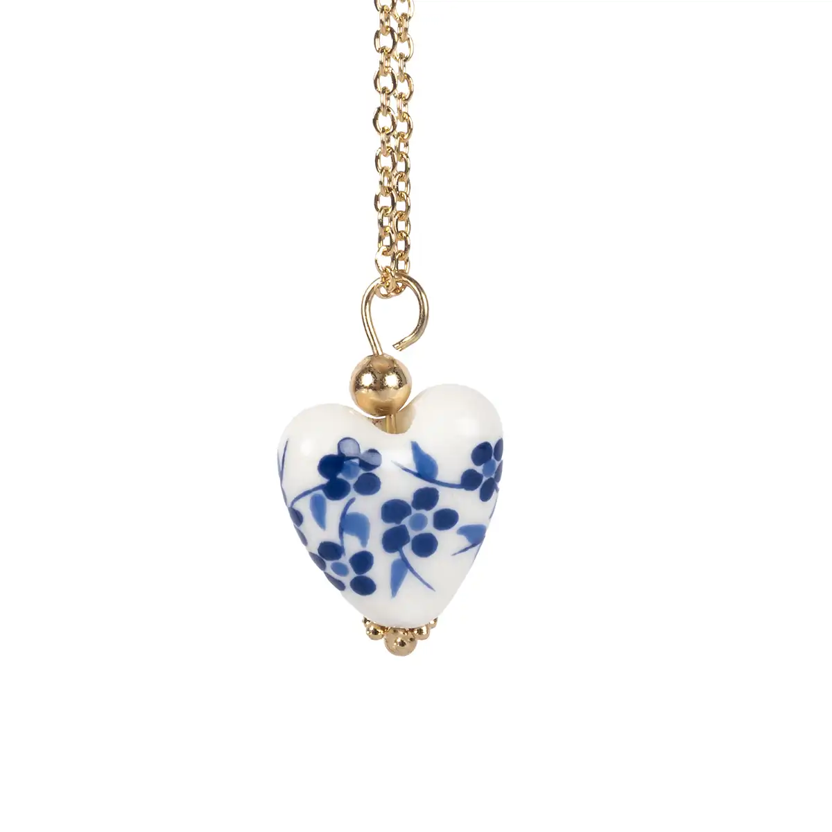 Porcelain Print Pendant Necklace - Image 2