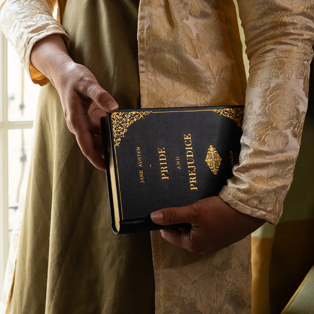 Pride and Prejudice Book Clutch Bag Navy