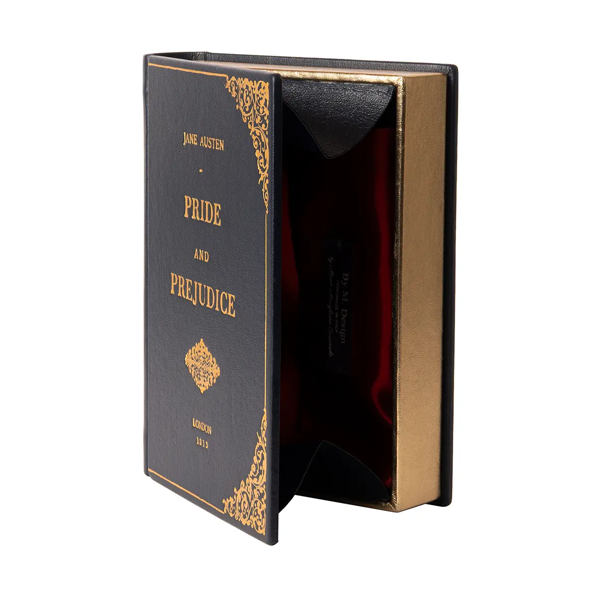 Pride and Prejudice Book Clutch Bag Navy - Image 4