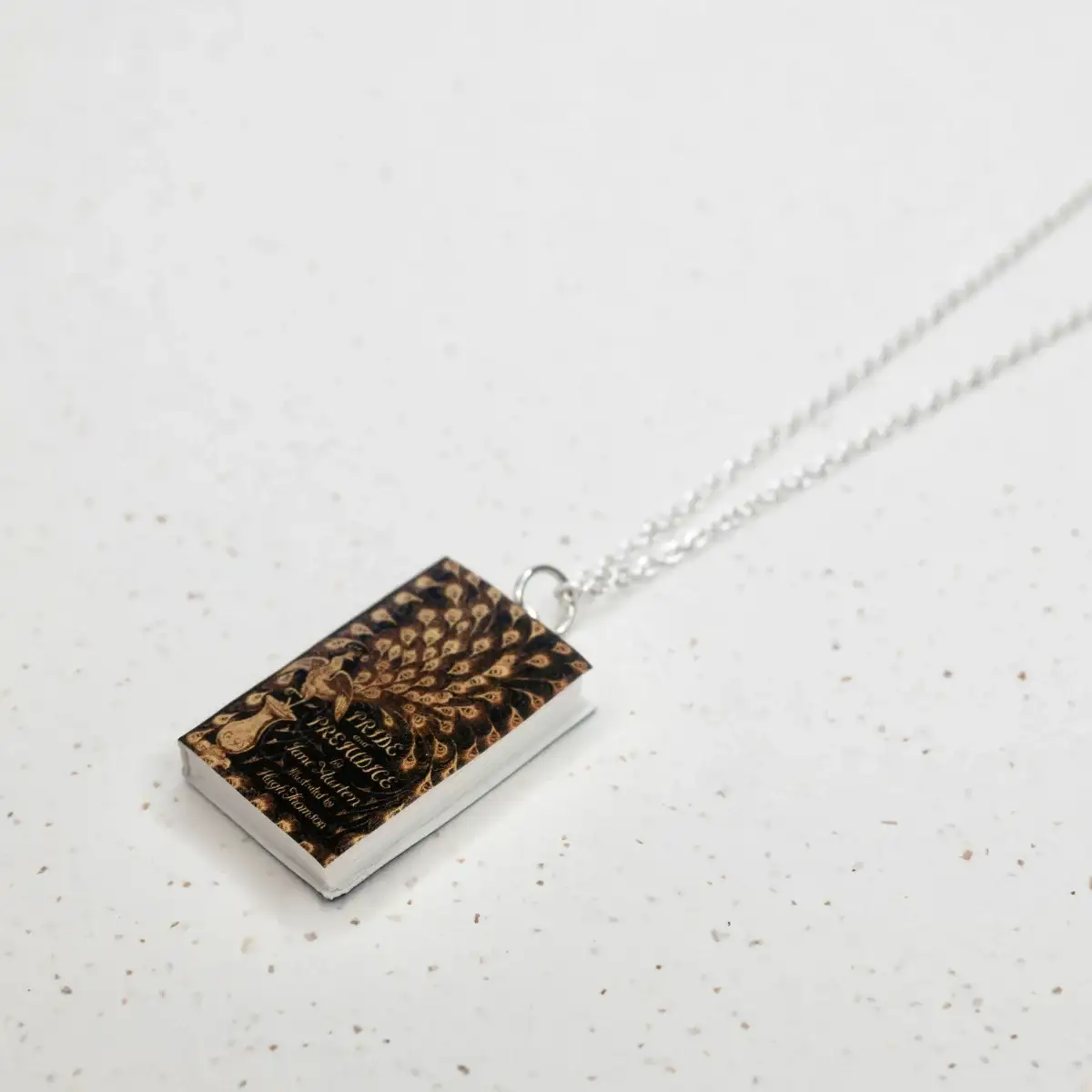 Pride and Prejudice Book Cover Necklace - Image 3