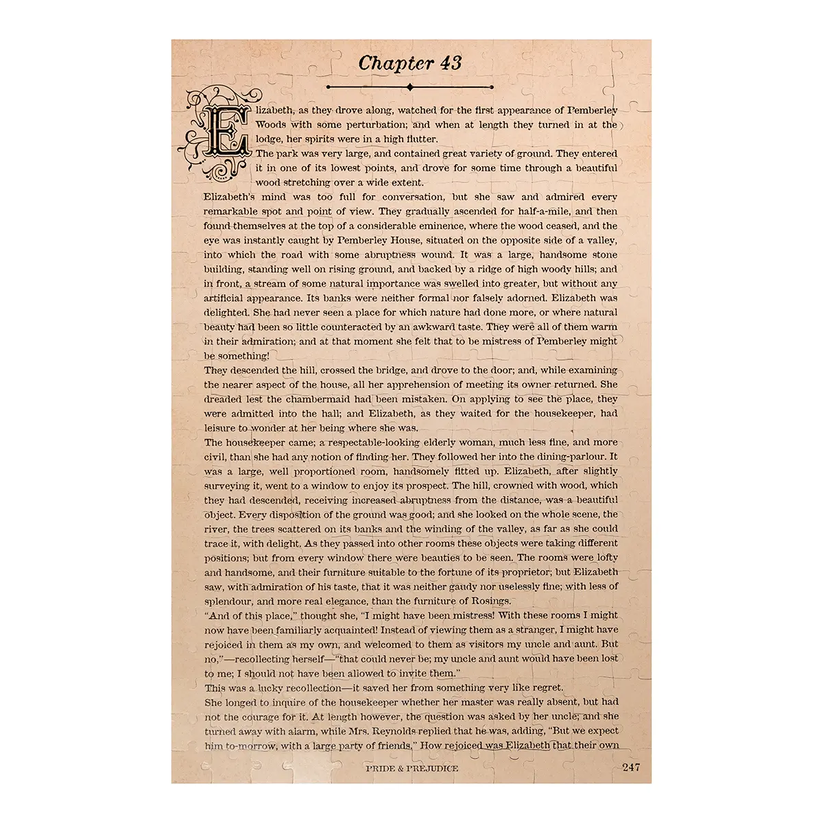 Pride and Prejudice Jigsaw Puzzle - Double Sided - Image 7