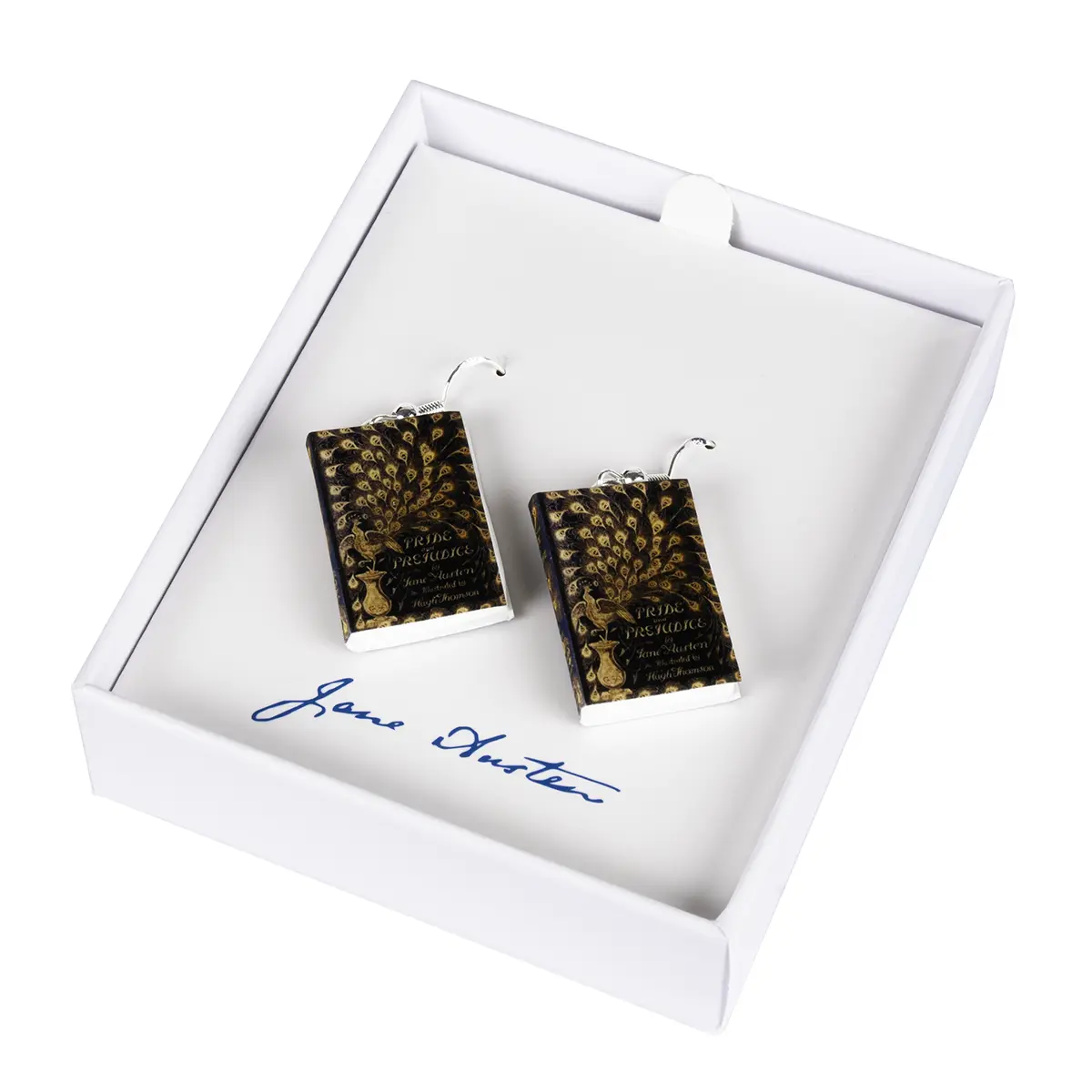 Pride and Prejudice Book Cover Earrings - Image 2