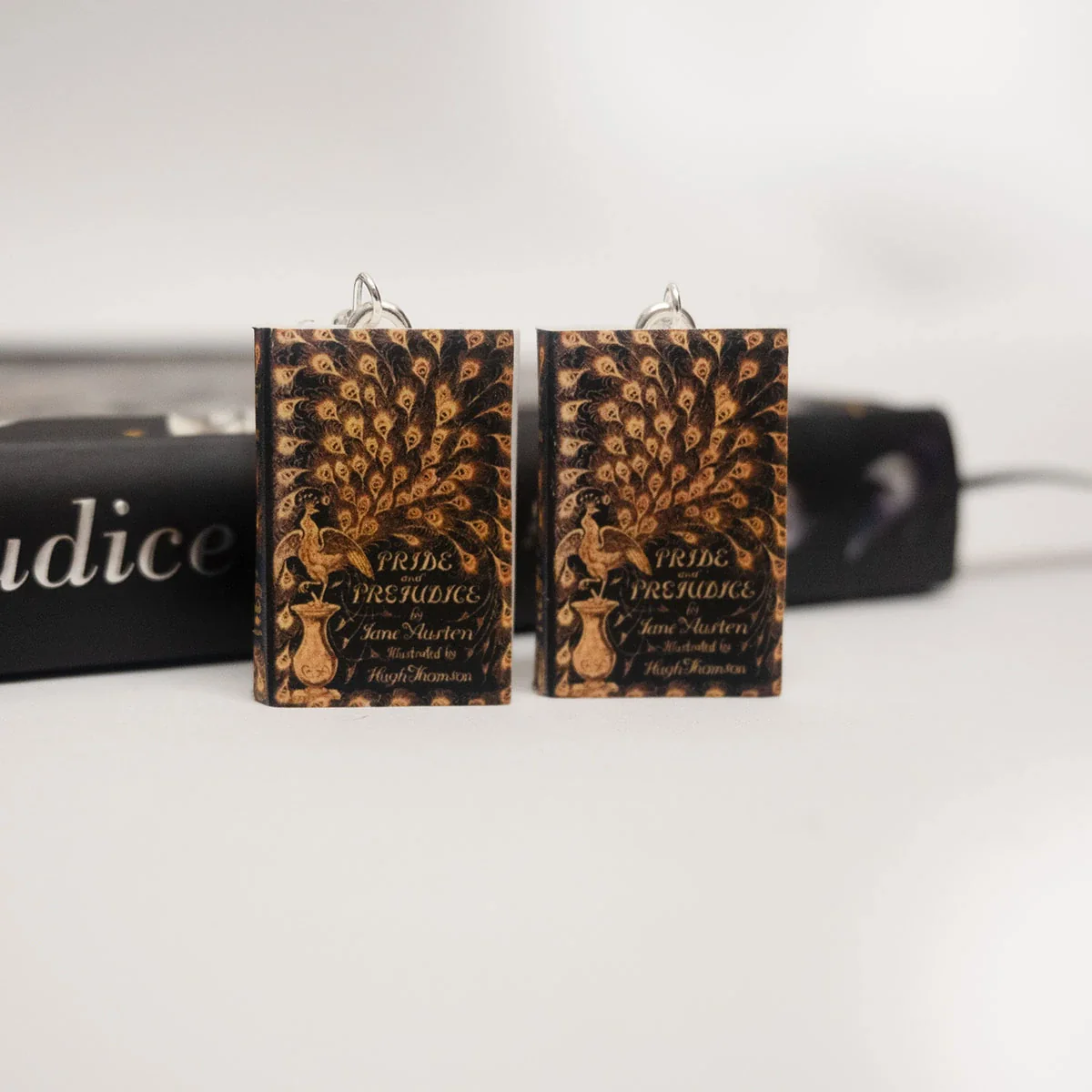 Pride and Prejudice Book Cover Earrings - Image 3