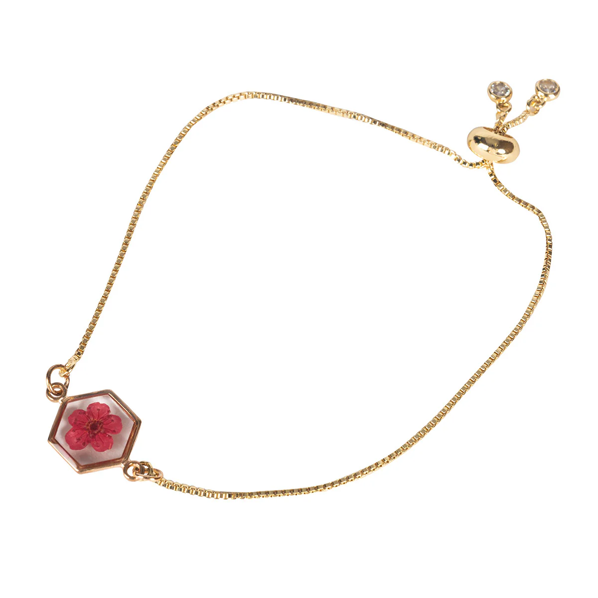 Red Flower Bracelet - Image 2