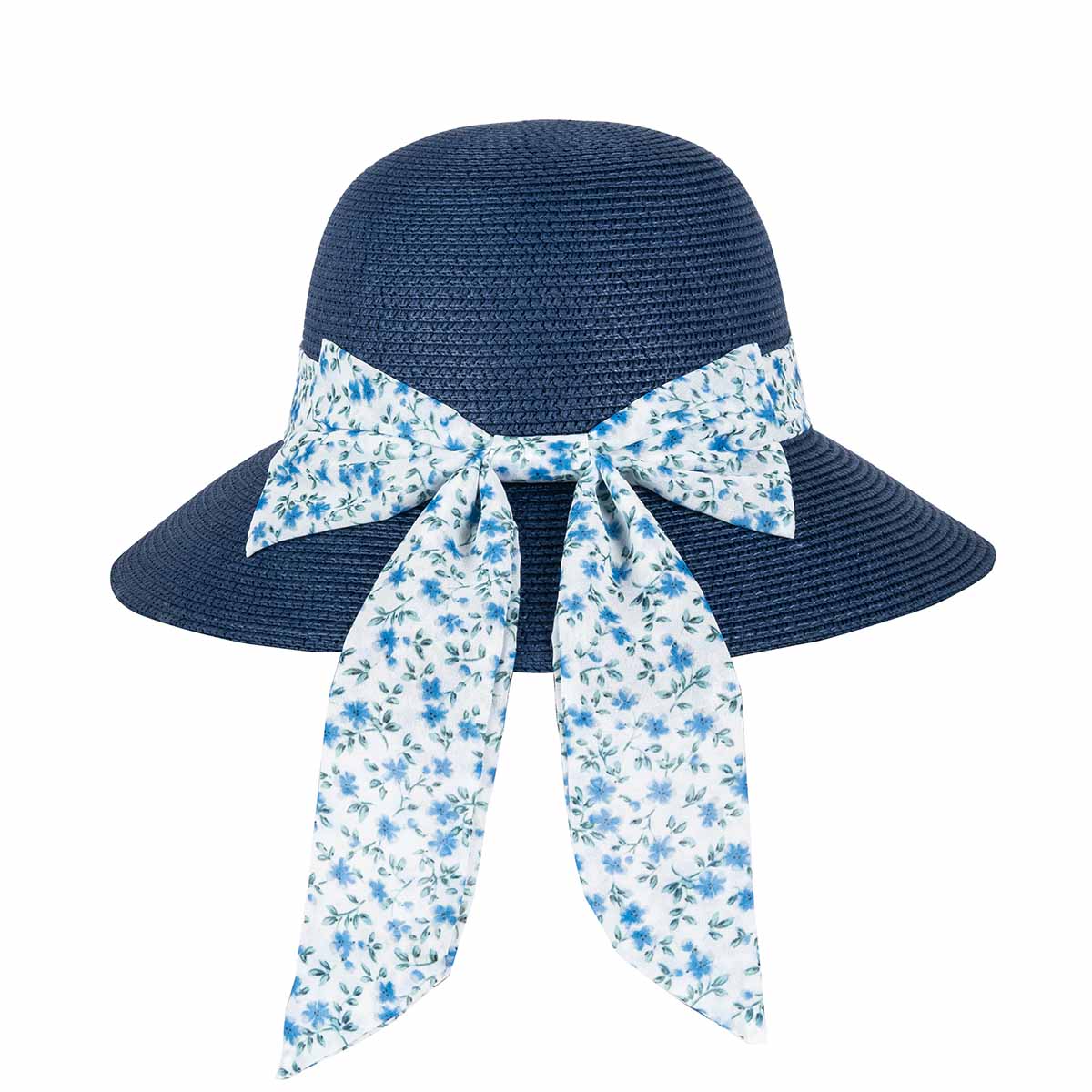 Regency Bonnet with Daisy Ribbon in Blue