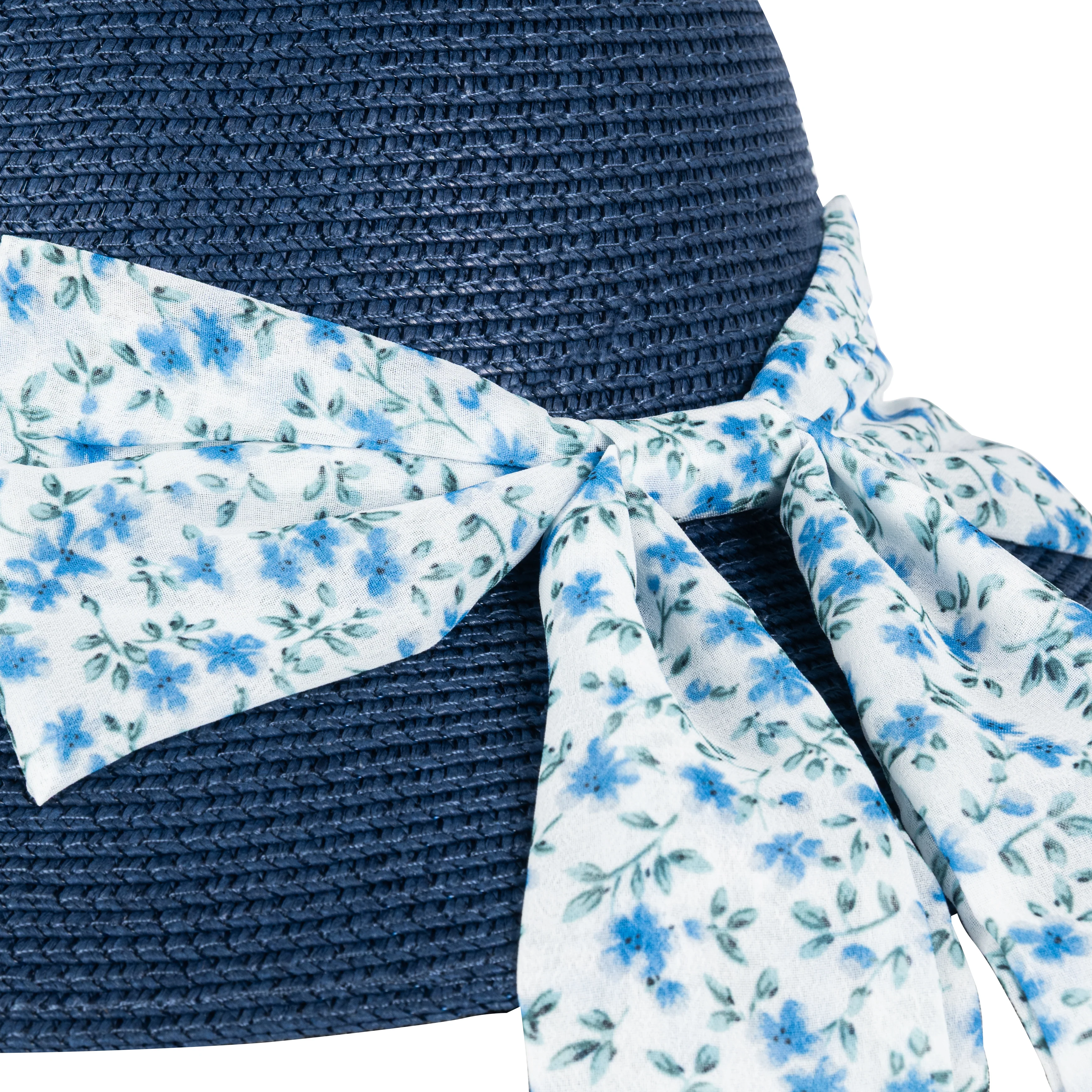 Regency Bonnet with Daisy Ribbon in Blue - Image 3