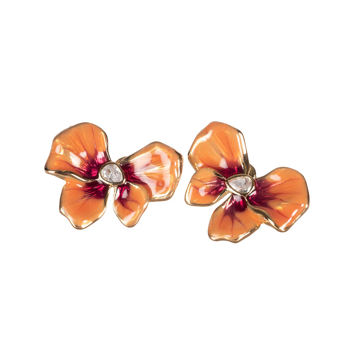 Regency Inspired Flower Earrings