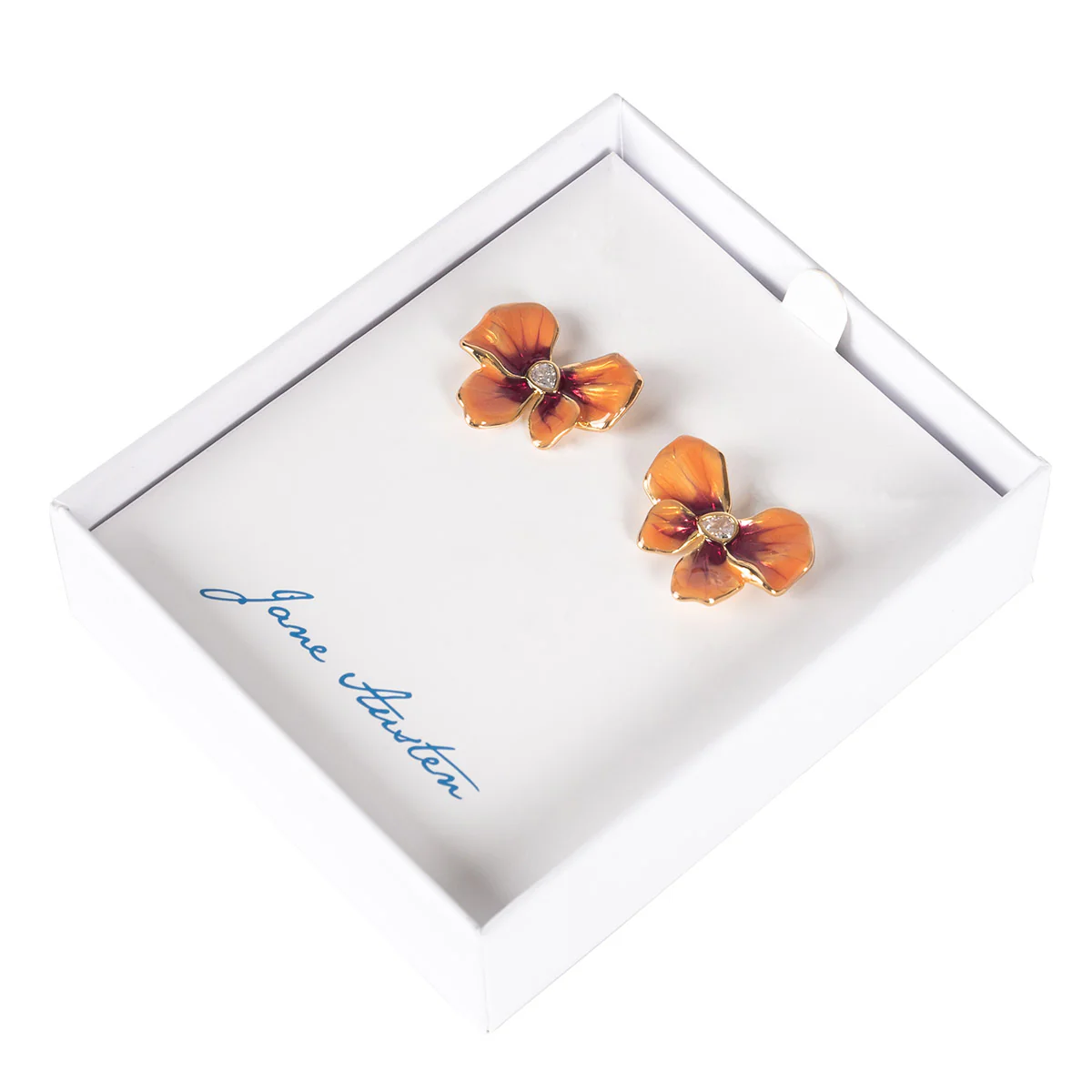 Regency Inspired Flower Earrings - Image 2