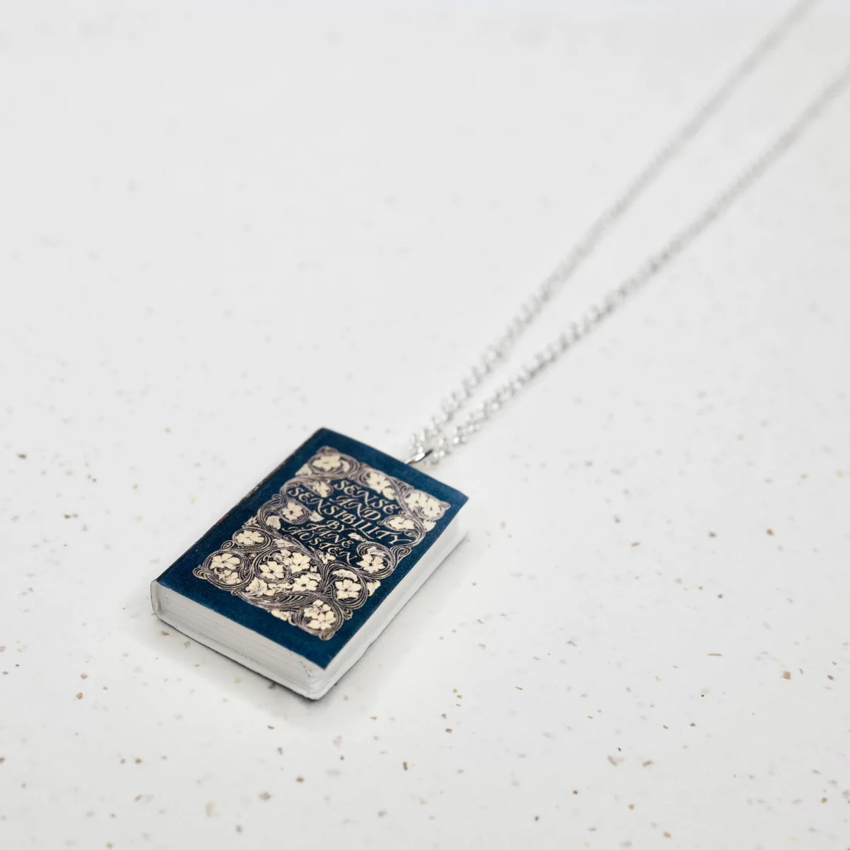 Sense and Sensibility Book Cover Necklace - Image 4