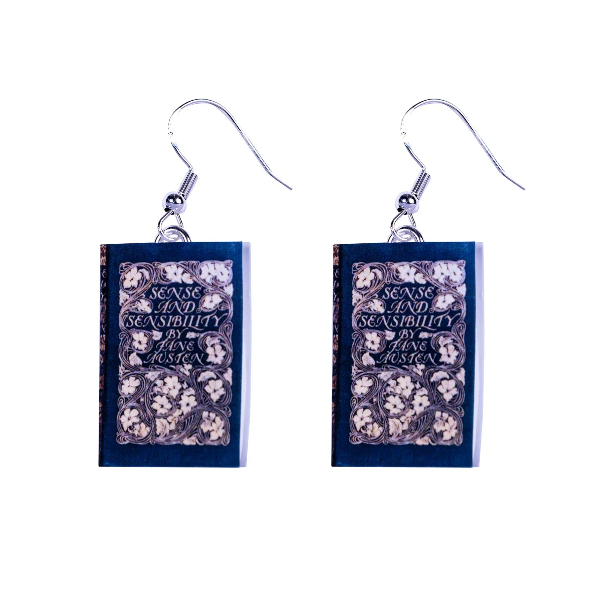 Sense and Sensibility Book Cover Earrings
