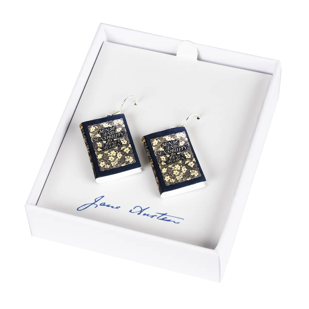 Sense and Sensibility Book Cover Earrings - Image 2