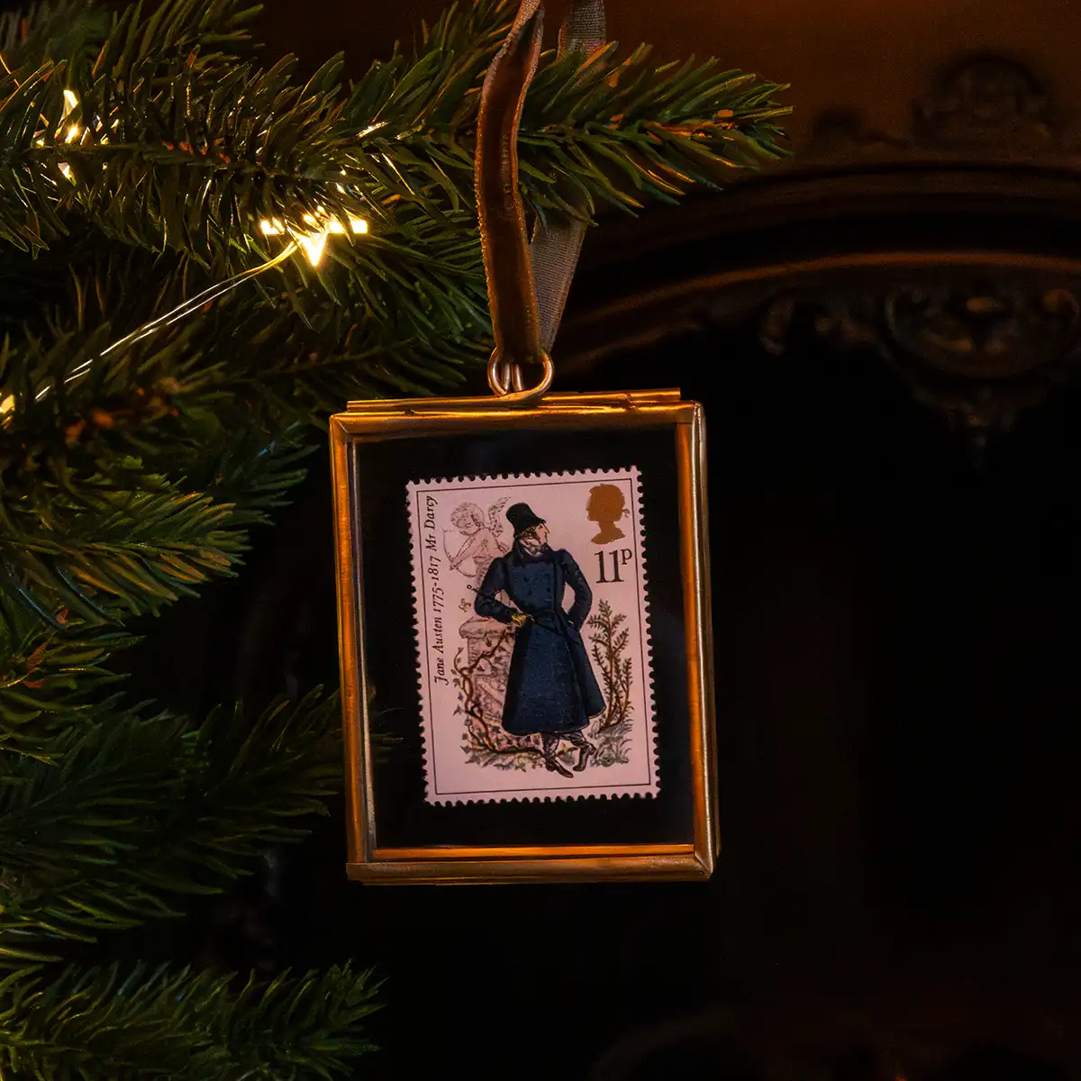 Limited Edition Jane Austen Stamp in Hanging Frame - Mr Darcy - Image 2